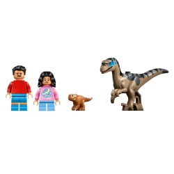 Lego 76972 Jurassic World - Ucieczka terenówką przed raptorem