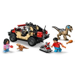 Lego 76972 Jurassic World - Ucieczka terenówką przed raptorem
