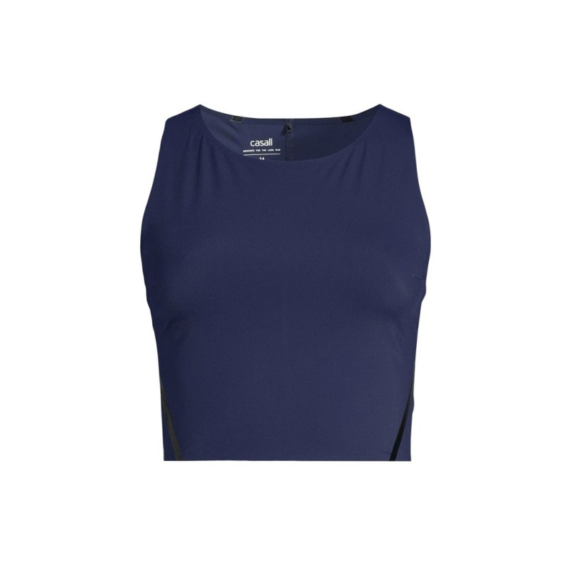 Top damski treningowy Casall Sculpture Top niebieski - L