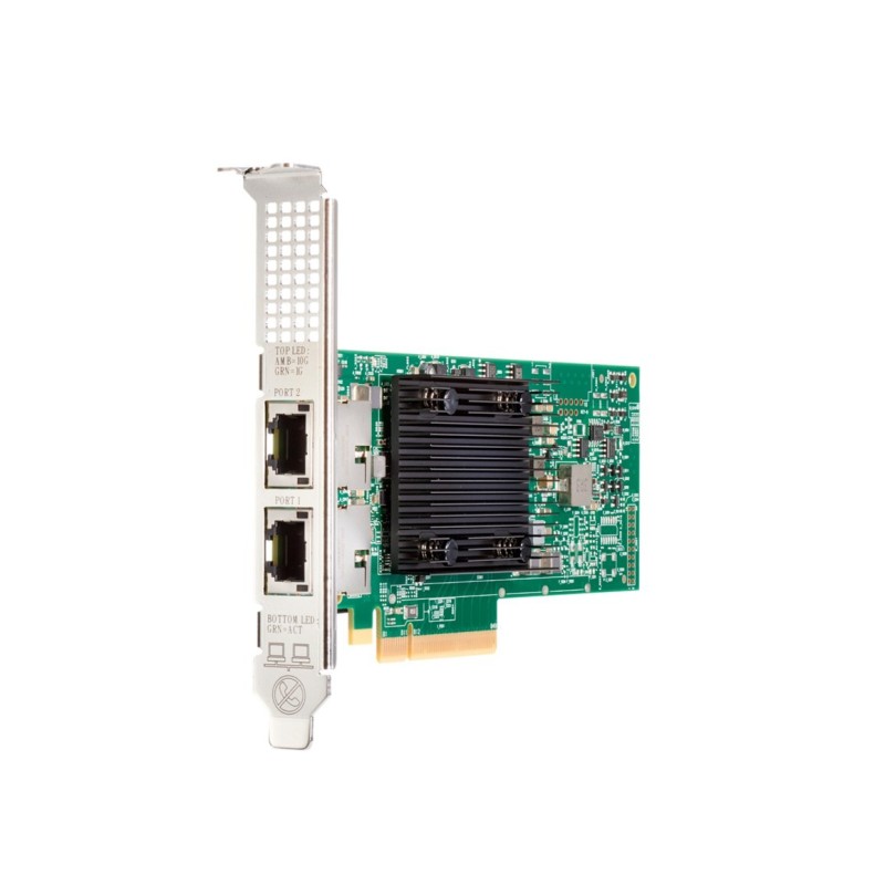 HPE Broadcom BCM57416 Ethernet 10Gb 2-port BASE-T Adapter for Wewnętrzny 10 Mbit/s HPE Broadcom BCM57416 Ethernet 10Gb 2-port BASE-T Adapter for Wewnętrzny 10 Mbit/s