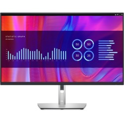 DELL P Series P3223DE 80 cm (31.5") 2560 x 1440 px Quad HD monitor LCD Czarny, Srebrny