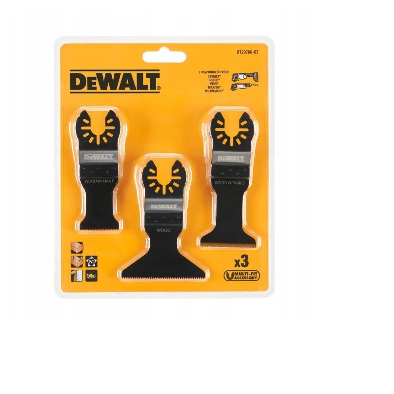 zestaw 3 szt brzeszczoty multitool