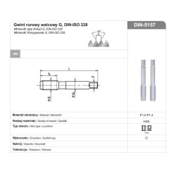 FANAR GWINTOWNIK 1/8" NGRA/2