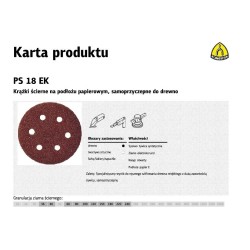 K.KRĄŻEK 150 PS18EK gr.180 OTW.GLS3/50sz BOSCH,DEWALT,MILWAUKEE,HITACHI