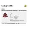 K.PAPIER TRÓJKĄT PS22K P 60 GLS15 /50szt. 96mm