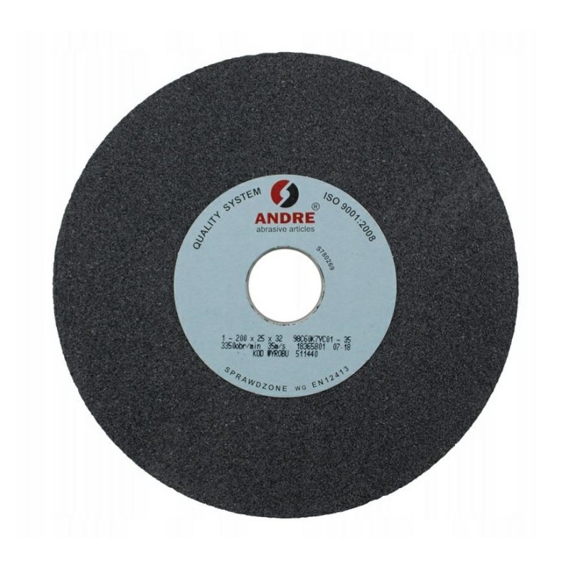 ANDRE ŚCIERNICA PŁASKA 200mm x 25mm x 32mm 98C60K7VC01-35 CZARNA "TYP 1"
