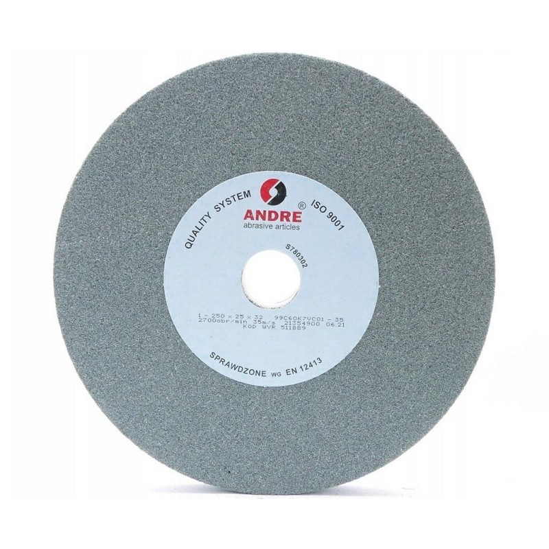 ANDRE Ściernica płaska 250mm x 25mm x 32mm 99C60K7VC01-35 zielona