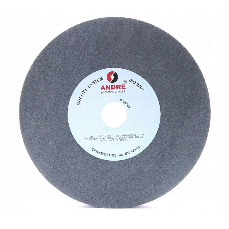 Andre ściernica płaska 250mm x 32mm x 32mm 98C60K7VC01-35 czarna typ 1