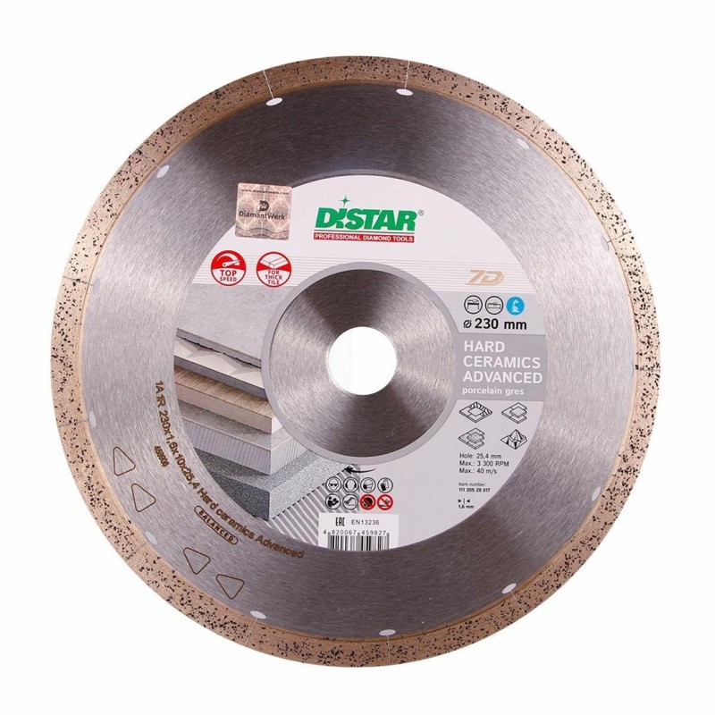 Tarcza diamentowa HARD CERAMICS ADVANCED 230 x 1,6 x 10 x 25,4