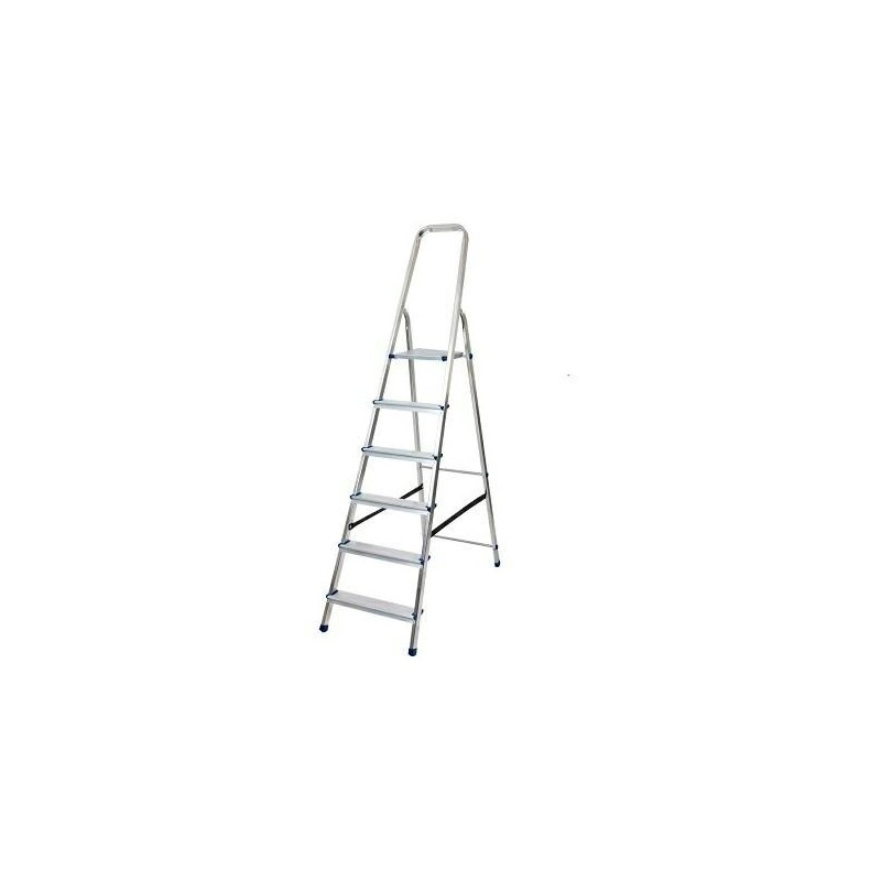 Drabina aluminiowa AWTOOLS wolnostojąca 6 stopni 150 kg