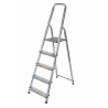 AWTOOLS Drabina aluminiowa wolnostojąca 5 stopni 150 kg