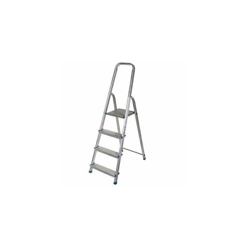 AWTOOLS drabina aluminiowa wolnostojąca 4 stopnie, 150 kg