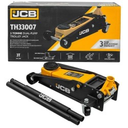JCB dźwignik hydrauliczny 'Żaba' o udźwigu 3T, zakres podnoszenia 133-465 mm