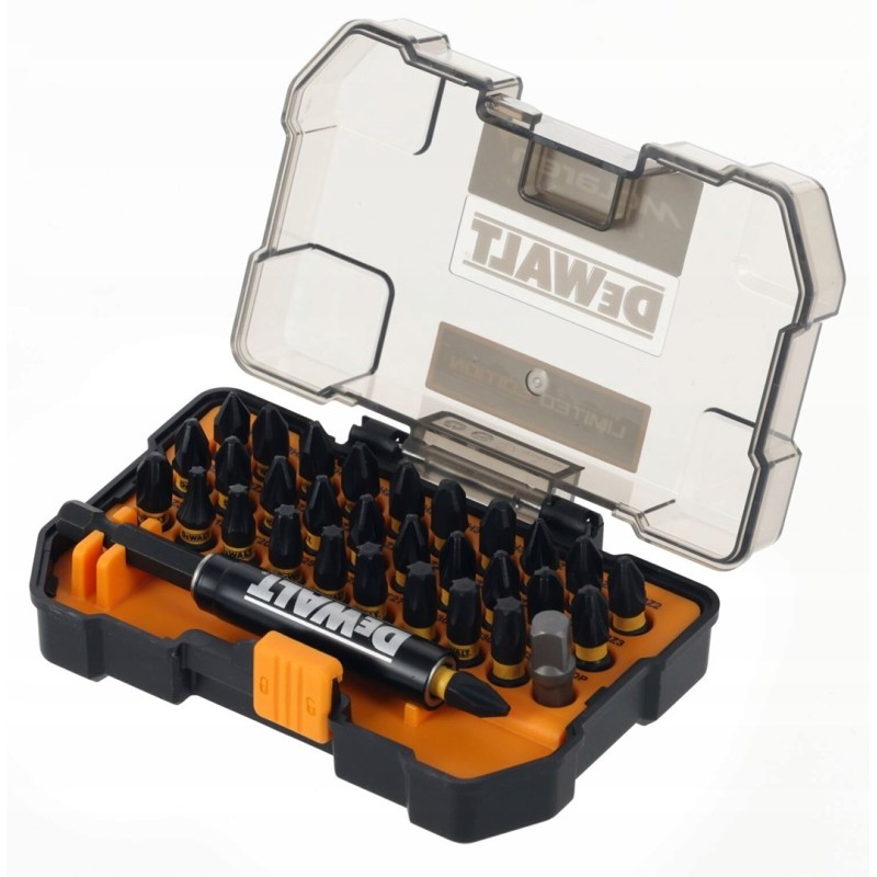 dewalt mclaren zestaw bitów toughcase+ 32el.