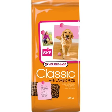 VERSELE-LAGA Classic Lamb & Rice - sucha karma dla psa - 20 kg