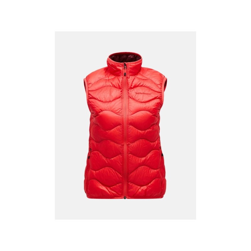 Kamizelka puchowa damska PEAK PERFORMANCE Helium Down Vest Women czerwony - S