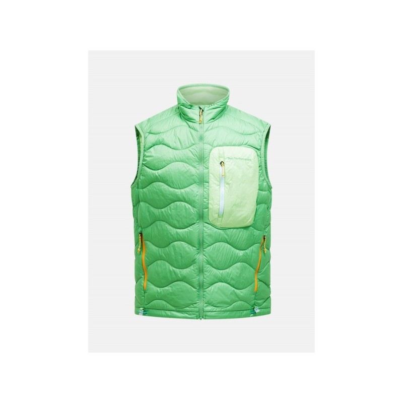 Kamizelka puchowa męska PEAK PERFORMANCE M Helium Utility Down Vest zielony - XL