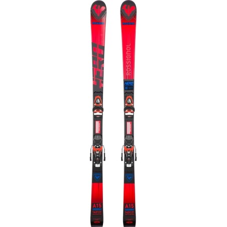 Narty ROSSIGNOL HERO GS PRO (R21) + wiązania LOOK SPX 10 GW B73 Hot Red - 164