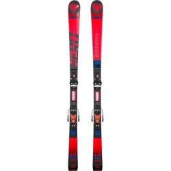 Narty ROSSIGNOL HERO Athlete GS PRO (R21) + wiązania LOOK NX7 GW B73 Black Hot Red - 143