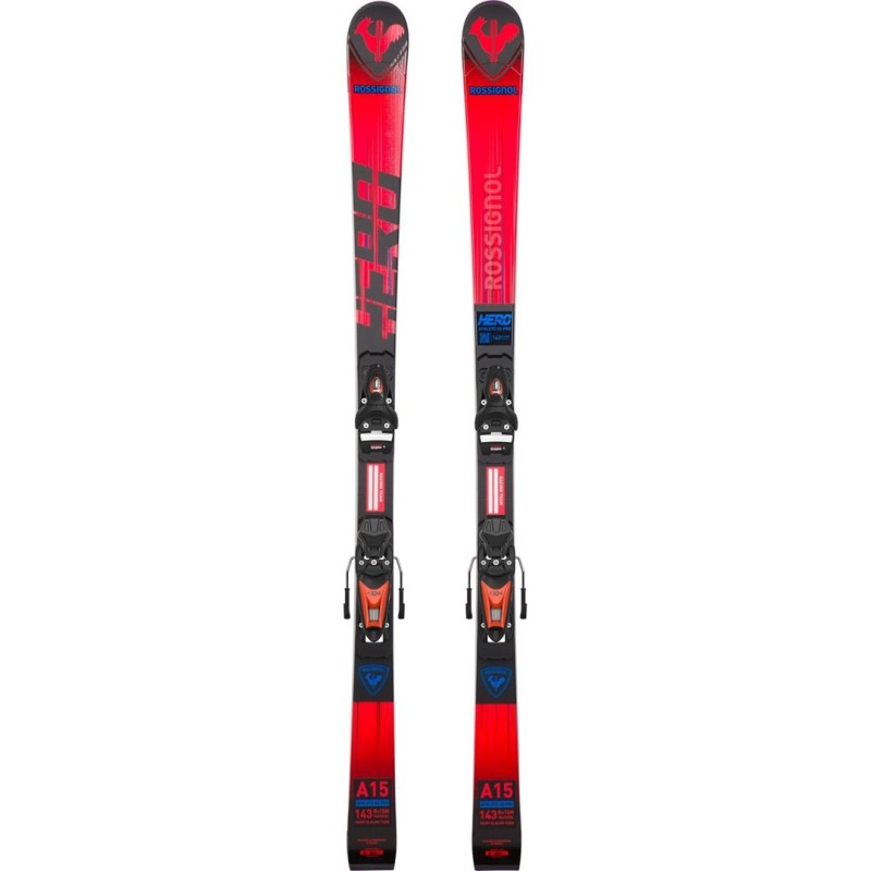Narty ROSSIGNOL HERO Athlete GS PRO (R21) + wiązania LOOK NX7 GW B73 Black Hot Red - 143