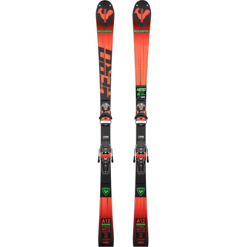 Narty ROSSIGNOL HERO Athlete FIS SL FAC 157 + wiązania LOOK SPX12 Rockerace