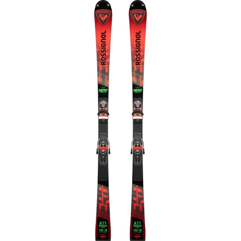 Zestaw narciarskie narciarski ROSSIGNOL HERO SL 150 R22 SPX12 RED - 150
