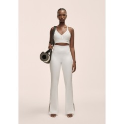 Legginsy damskie Casall Grace Flare Slit Pant biały - M