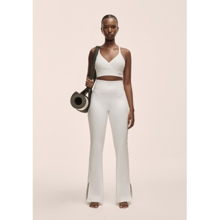Legginsy damskie Casall Grace Flare Slit Pant biały - M