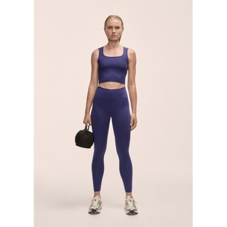 Legginsy damskie Casall Edge High Waist Tights fioletowy - L