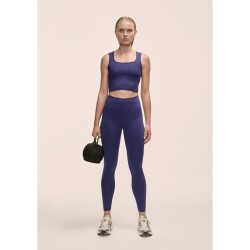 Legginsy damskie Casall Edge High Waist Tights fioletowy - S