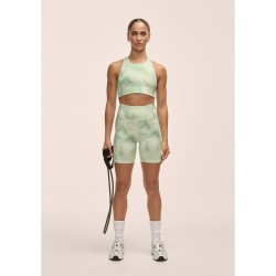 Legginsy damskie Casall High Waist Bike Shorts zielony - S