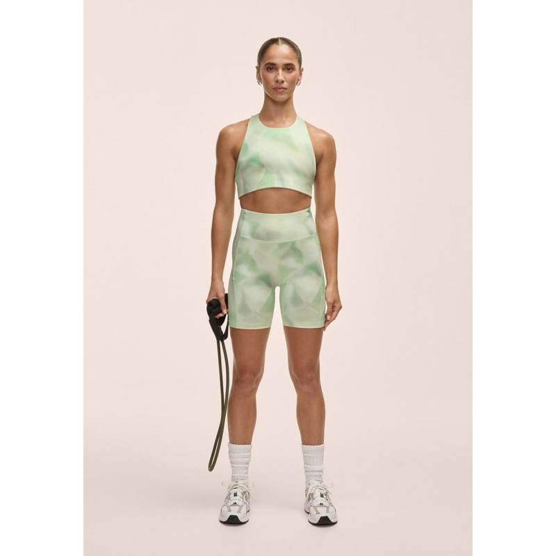 Legginsy damskie Casall High Waist Bike Shorts zielony - S