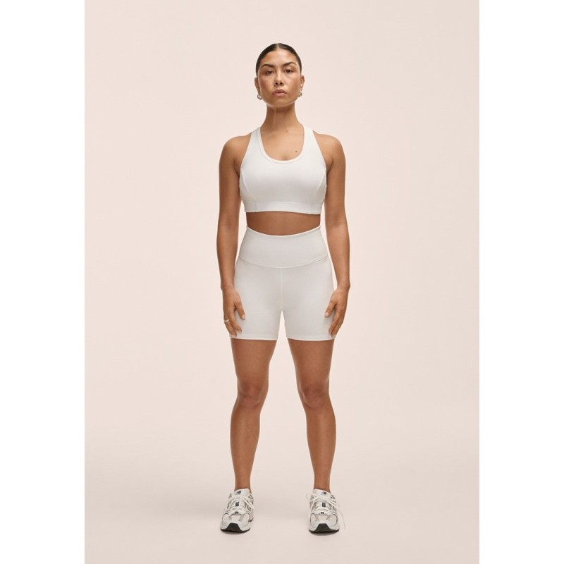 Legginsy damskie Casall Grace High Waist Hot Pant biały - L