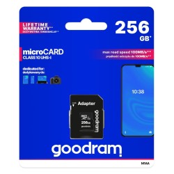 GOODRAM microSDXC 256GB class 10 UHS I + adapter