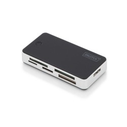 Czytnik kart 5-portowy USB 3.0 SuperSpeed(ALL-IN-ONE) czarno-srebrny