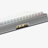 Klawiatura Glorious GMMK 3 Pro HE Wireless 65% Custom Gaming-Tastatur - Pre-Built, ANSI (USA), Fox HE Switches, srebrna