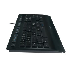 Logitech K280E Pro f/ Business klawiatura USB QWERTY Amerykański międzynarodowy Czarny