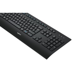 Logitech K280E Pro f/ Business klawiatura USB QWERTY Amerykański międzynarodowy Czarny