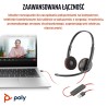 POLY Zestaw słuchawkowy Blackwire 3220 Stereo USB-C + przejściówka USB-C/A