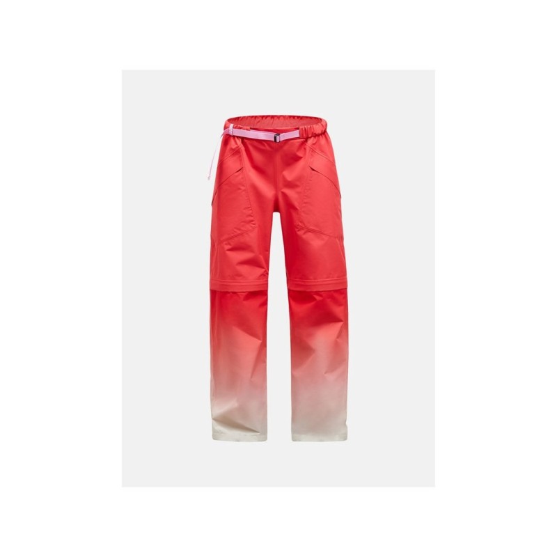 Spodnie PEAK PERFORMANCE W Trailblazer Shell Pants czerwony - M