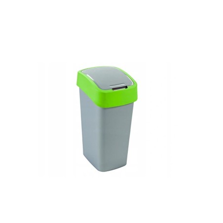 CURVER KOSZ NA ŚMIECI "FLIP BIN" 50L /SREBRNY/ ZIELONY