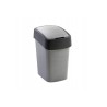CURVER KOSZ NA ŚMIECI "FLIP BIN" 50L /SREBRNY/ GRAFITOWY