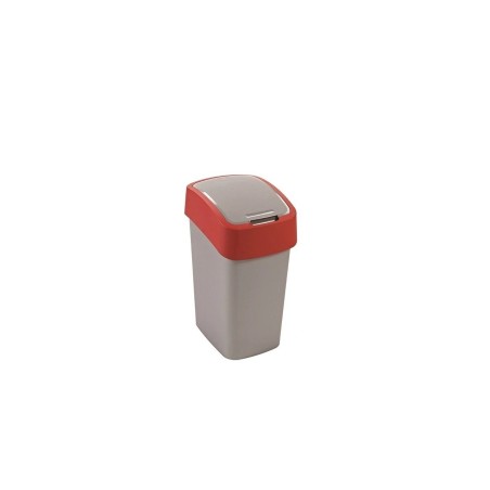 CURVER KOSZ NA ŚMIECI "FLIP BIN" 50L /SREBRNY/ CZERWONY