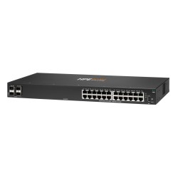 HPE Aruba Networking 6100 24G 4SFP+ Zarządzany L3 Gigabit Ethernet (10/100/1000) 1U Czarny