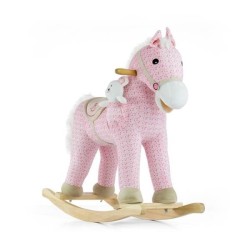 Koń na biegunach Pony pink