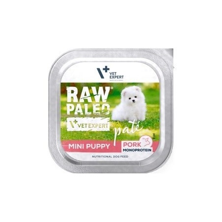 VetExpert Raw Paleo PORK Pate Mini Puppy 150g
