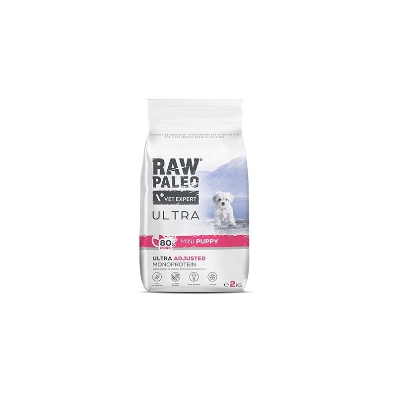 VetExpert Raw Paleo Ultra Pork Mini Puppy 2kg VetExpert Raw Paleo Ultra Pork Mini Puppy 2kg