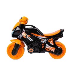 Motocykl jeździk pomarańczowo-czarny TechnoK 5767 p2