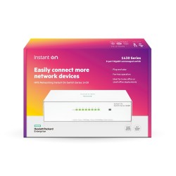 Aruba Instant On 1430 8G Nie zarządzany L2 Gigabit Ethernet (10/100/1000) Biały