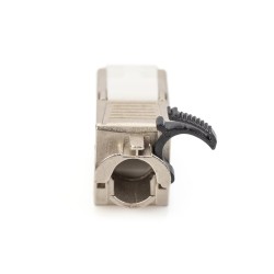 Moduł (gniazdo) keystone RJ45 (8P8C) kat.6A, STP,ekranowany, beznarzędziowy, stalowy, 24szt